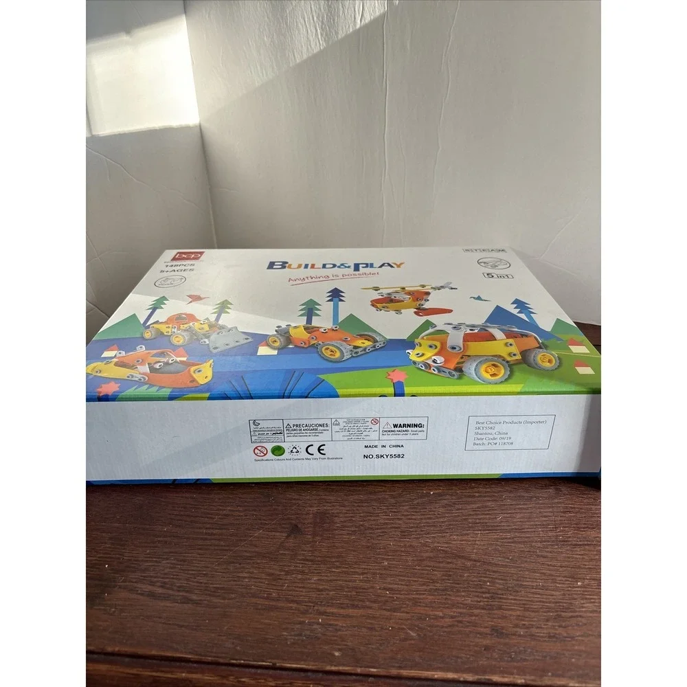 Build And Play  STEAM  5in1 , 148 Pcs, Complete